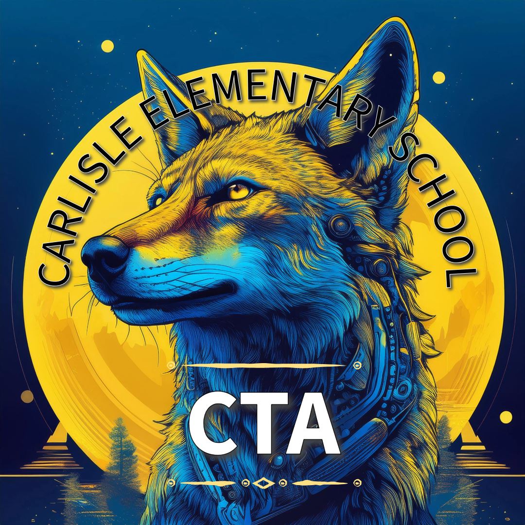 Coyote in front of moon in cyberpunk style. Coyote in front of moon in cyberpunk style.